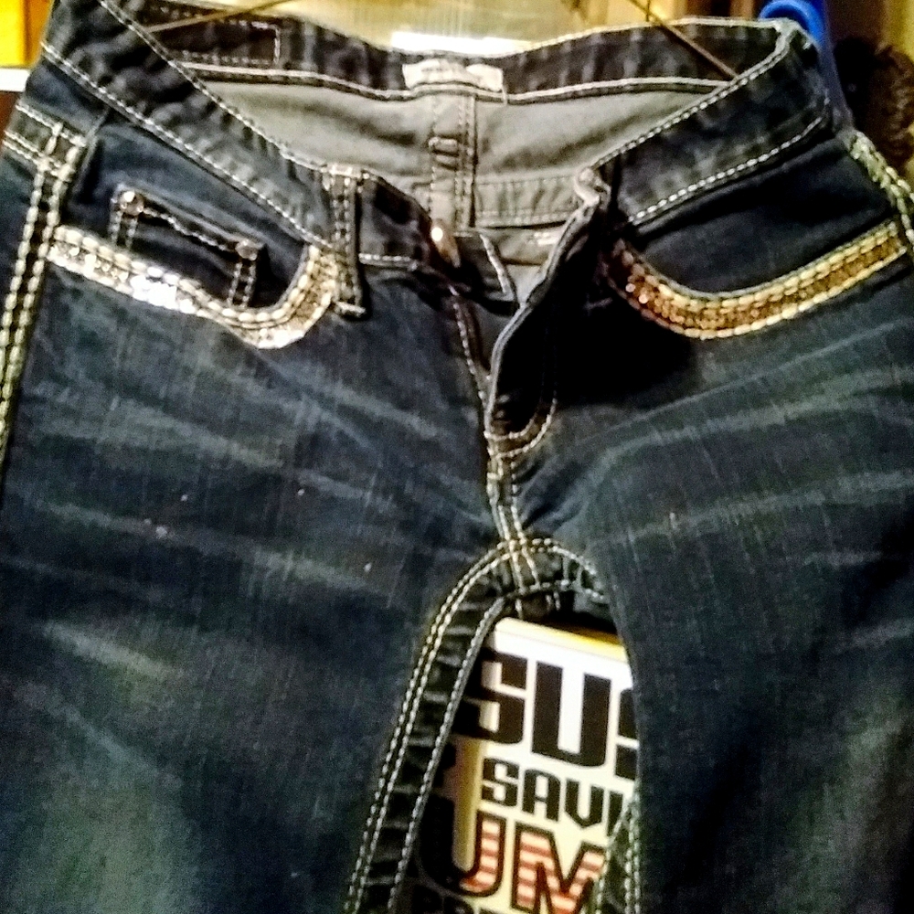 Buckle daytip brand dark jeans